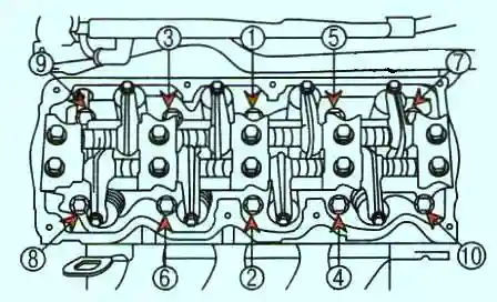 Замена прокладки голови блока цилиндров Chevrolet Aveo