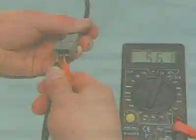 Измерьте сопротивление датчика