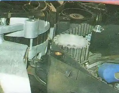 Замена ремня ГРМ и натяжного ролика Авео Шевролет с двигателем F14 D3