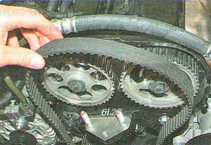 Замена ремня ГРМ и натяжного ролика Авео Шевролет с двигателем F14 D3