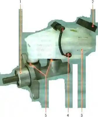 Главный тормозной цилиндр с бачком