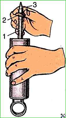 Assembling the shock absorber