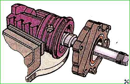 Disassembling the steering gear