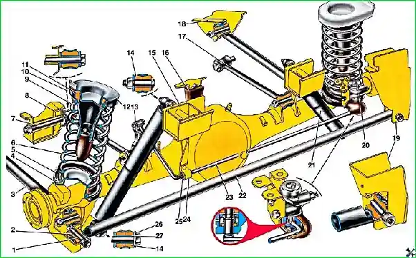 Задняя подвеска