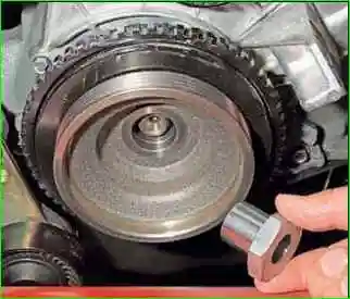 Reemplazo del sello de aceite del cigüeñal delantero VAZ-2123