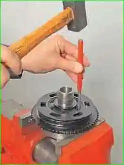 Reemplazo del sello de aceite del cigüeñal delantero VAZ-2123