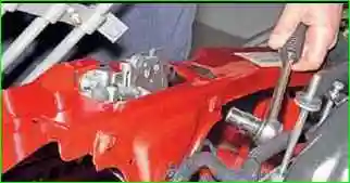 Reemplazo del sello de aceite del cigüeñal delantero VAZ-2123