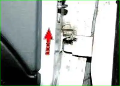 Extracción de la puerta delantera