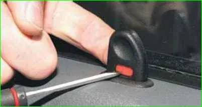 Removing the rear door trim