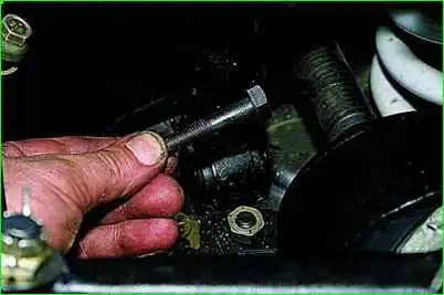How to replace the front suspension spring VAZ-2123