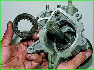 So reparieren Sie das Verteilergetriebe VAZ-2123