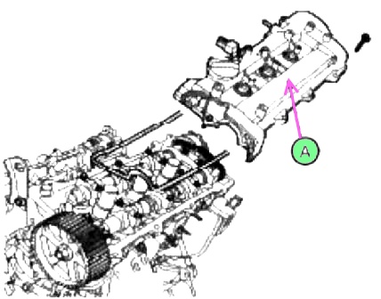 Проверка и регулировка зазора в клапанах двигателя G6EA 