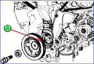 Reemplazo de la correa de distribución del motor G6EA