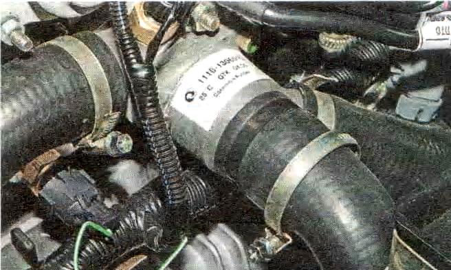 Reemplazo del termostato del motor VAZ-21114