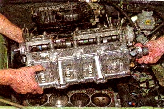 Как снять и разобрать головку блока цилиндров двигателя ВАЗ-21114