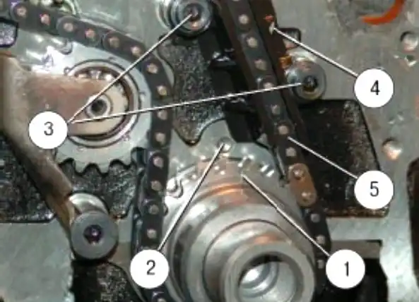 Замена цепей приводов ЗМЗ-409 Замена цепей приводов ЗМЗ-409