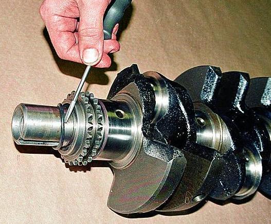 Removal and repair of the crankshaft ZMZ-405, ZMZ-406