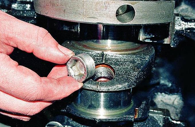 Removal and repair of crankshaft ZMZ-405, ZMZ-406