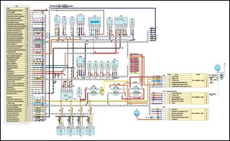 Схема электрооборудования газель с 406 двигателем инжектор. Схема электрооборудования газель