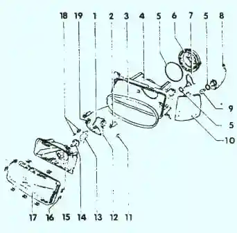 фары и указатели поворотов VW Passat