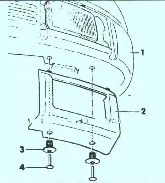 Замена противотуманных фар VW Passat