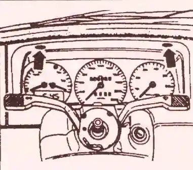 рис::Отвернуть щиток (стрелки) Отвернуть щиток (стрелки)