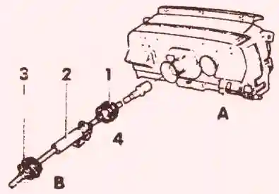 рис::снятие и установка бандажной втулки спидометра Снятие и установка бандажной втулки валика спидометра