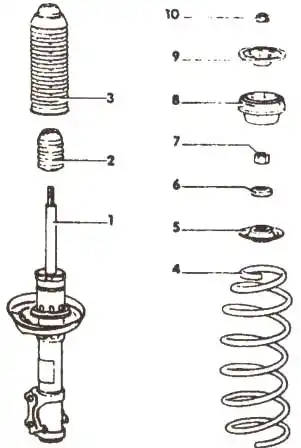 разборка стойки VW Passat