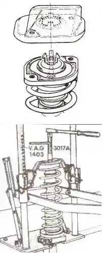 Разборка стойки VW Passat