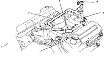 Снятие, проверка, установка и регулировка рычагов клапанов и штанг толкателей Форд Таурус