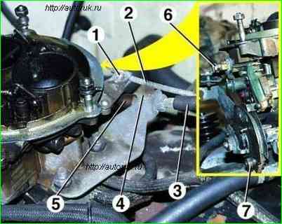 Extracción y ajuste del carburador K-151