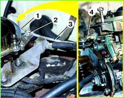 Reemplazo y ajuste del tiro de la compuerta de aire del carburador