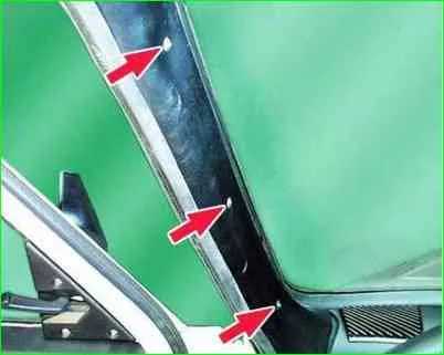 Dashboard GAZ-3110-Entfernung