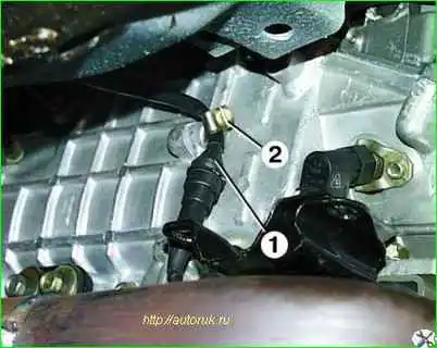 Снятие и установка коробки передач