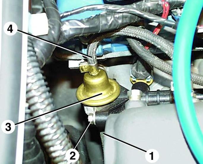 Replacement of pressure reducing valve ZMZ-406