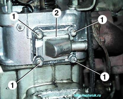 Repair of cylinder head of engine 402 of GAZ-3110