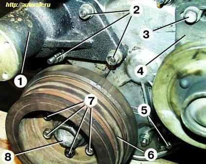 Removing and installing 402 engine camshaft