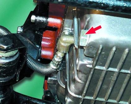 Oil change in GAZ-3110 engine