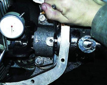 GAZ-3110 final drive adjustment by tooth contact pattern