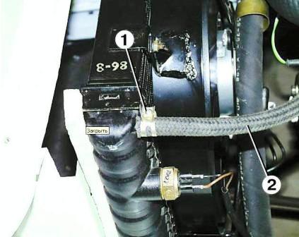 Replacing a radiator of a GAZ-3110 car