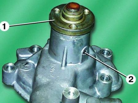 GAZ-2705 liquid pump replacement