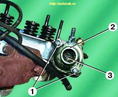 Replacing thermostat GAZ-2705