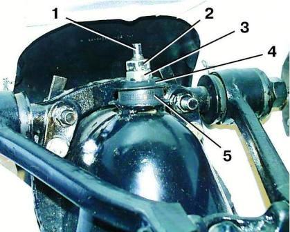 Checking and replacing the GAZ-3110 shock absorber