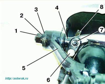 GAZ-3110 үстіңгі иіннің төлкесін ауыстыру