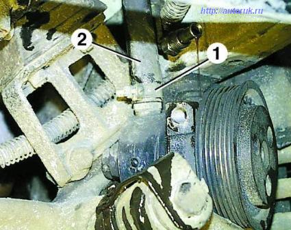 GAZ-3110 power steering pump replacement