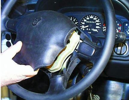 GAZ-3110 steering wheel removal and installation