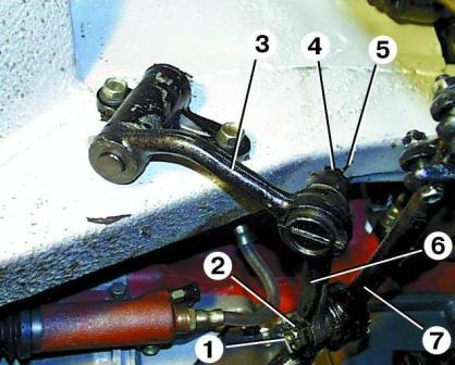 Removing and installing the GAZ-3110 steering trapezoid