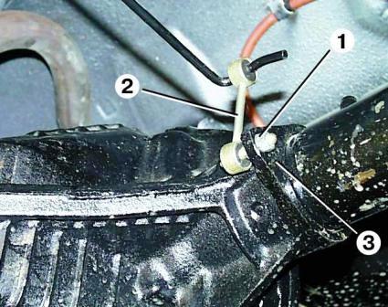 Removing and installing brake pressure regulator GAZ-3110