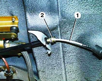 GAZ-3110 parking brake adjustment