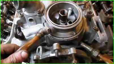 Reemplazo del filtro de aceite GAZ-53, GAZ-66
